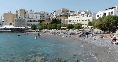 Municipal Beach Kitroplatia, Agios Nikolaos, Grecja