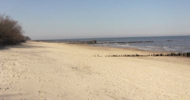Plaża wschodnia w Kołobrzegu, Podczele nad Morzem Bałtyckim