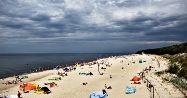 Plaża Wschodnia w Mrzeżynie nad Morzem Bałtyckim
