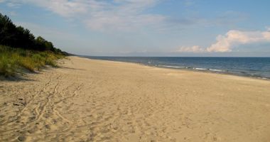 Plaża w Skowronkach nad Morzem Bałtyckim