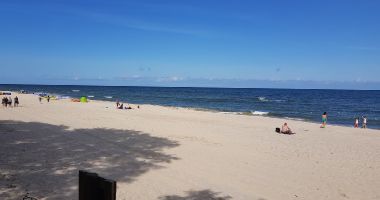 Plaża w Gąskach nad Morzem Bałtyckim