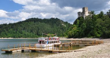 Plaża Zamajerz w Niedzicy-Zamek nad Jeziorem Czorsztyńskim