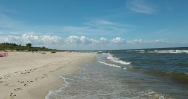 Plaża naturystów w Nowej Karczmie-Piaskach nad Morzem Bałtyckim