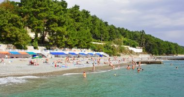 Plaże w Soczi nad Morzem Czarnym