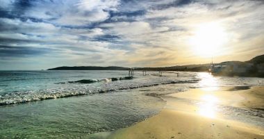 Plaża Tahiti w Saint-Tropez nad Morzem Śródziemnym