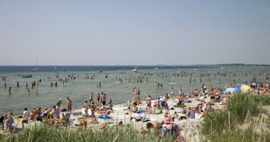Plaża w Lomma nad Morzem Bałtyckim
