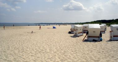 Plaża naturystów Świnoujście-Ahlbeck nad Morzem Bałtyckim