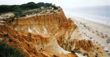 Falésia Beach, Olhos de Agua, Albufeira, Portugalia