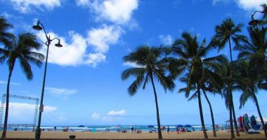 Queen's Surf Beach, Honolulu, Stany Zjednoczone