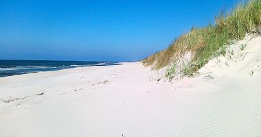 Plaża Zachodnia w Mrzeżynie nad Morzem Bałtyckim