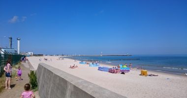 Plaża Władysławowo Półwysep nad Morzem Bałtyckim