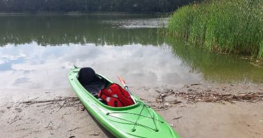 Plaża w Łojewie nad Jeziorem Szarlej