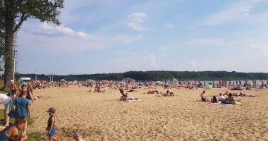 Nowa Główna Plaża w Sławie nad Jeziorem Sławskim