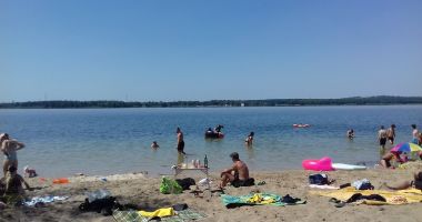 Dzika Plaża w Chełmie Śląskim nad Zbiornikiem Dziećkowice
