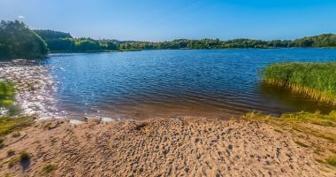 Plaża nad Zalewem w Połczynie-Zdroju