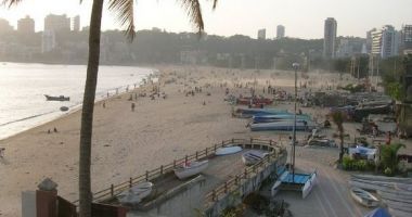 Chowpatty Beach, Mumbaj (Bombaj), Indie
