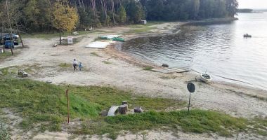 Plaża Marina nad Zalewem w Nieliszu